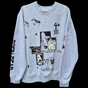 (SOLD) Graphic Crewneck With Patches